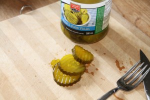 Peanut butter pickles5
